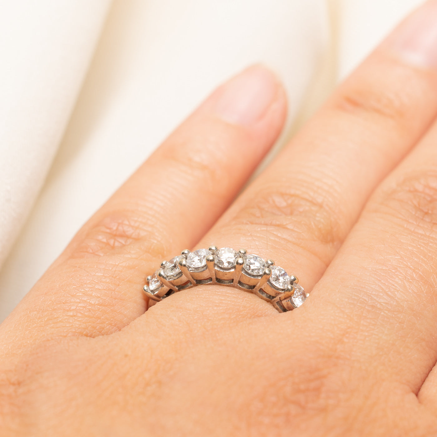 Seven Stone Diamond Ring | 0.91ctw | SZ 6.25