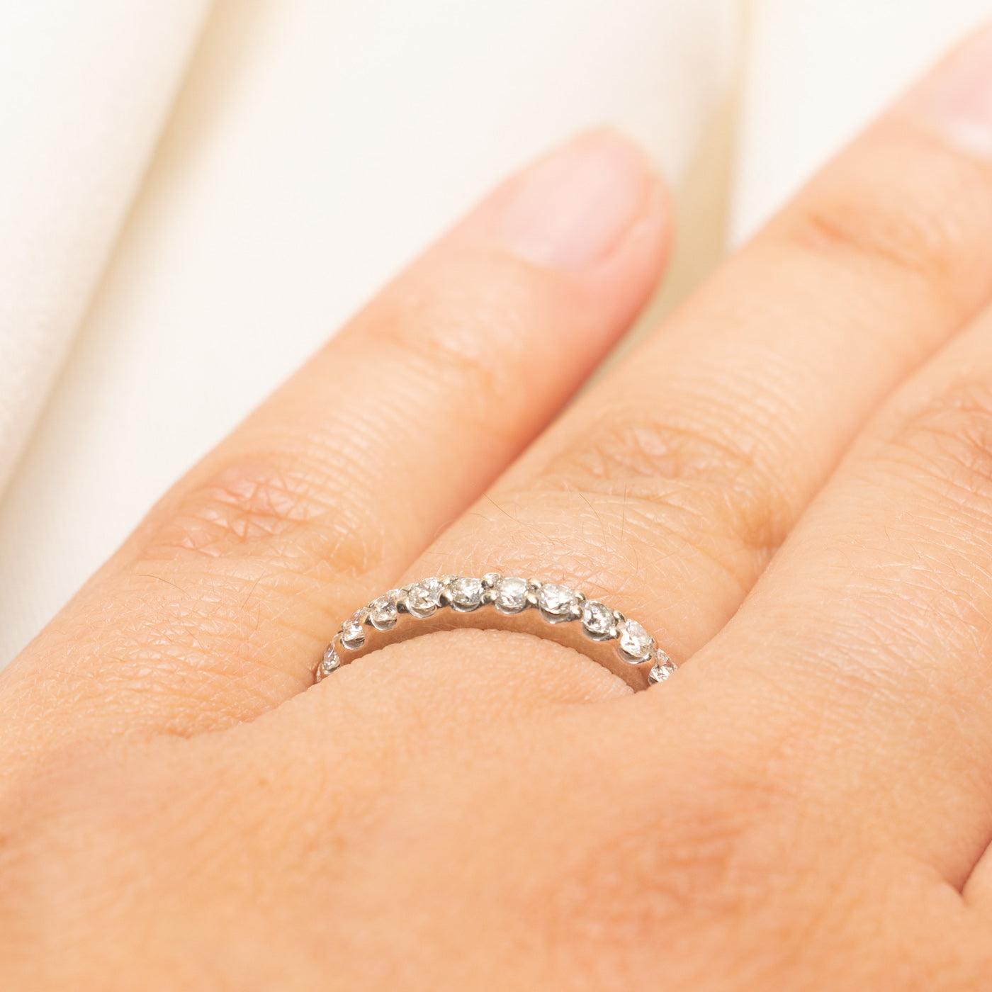 Semi Eternity Diamond Band | 0.45ctw | 2.10mm | SZ 7