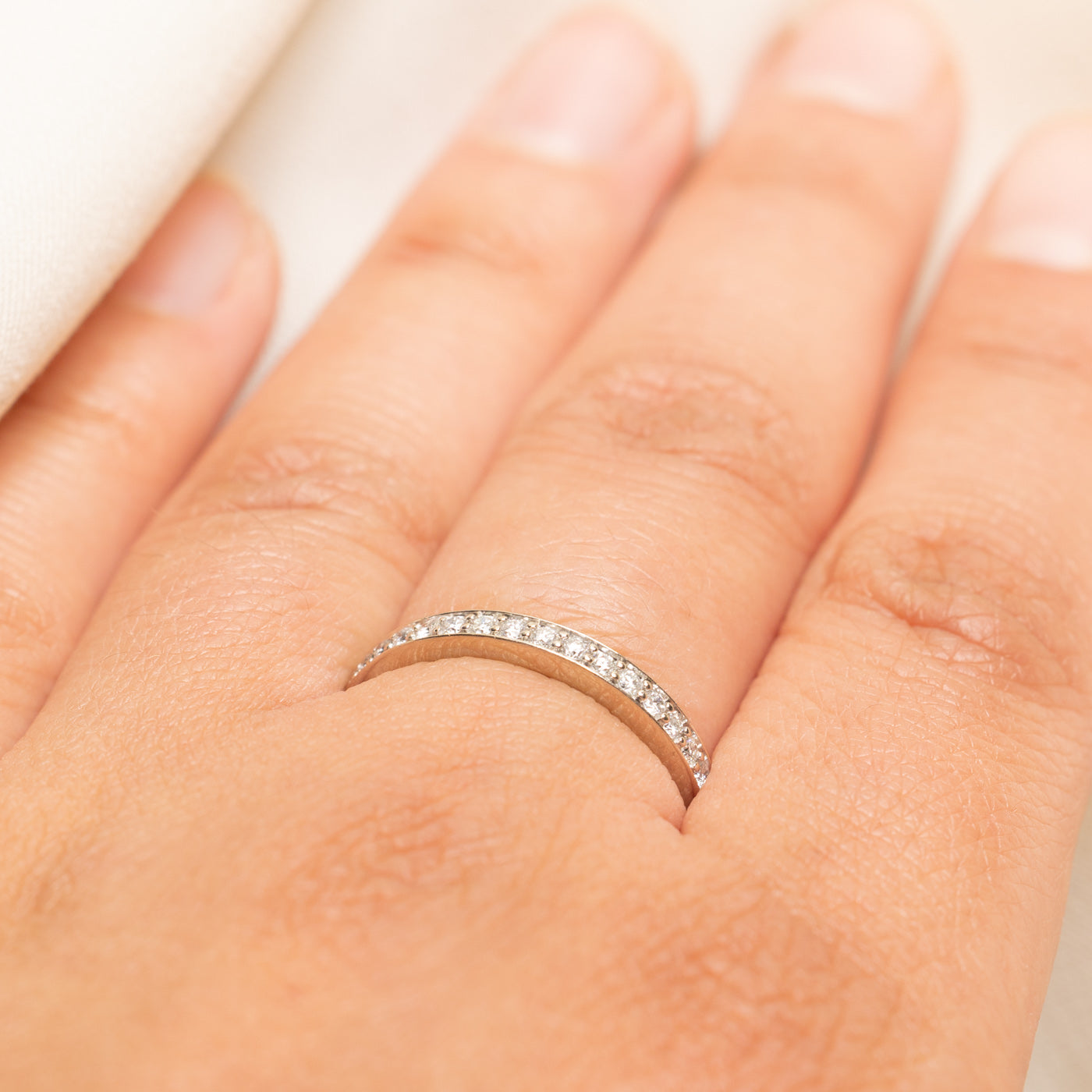 Semi Eternity Diamond Band | 0.26ctw | 2.55mm | SZ 8