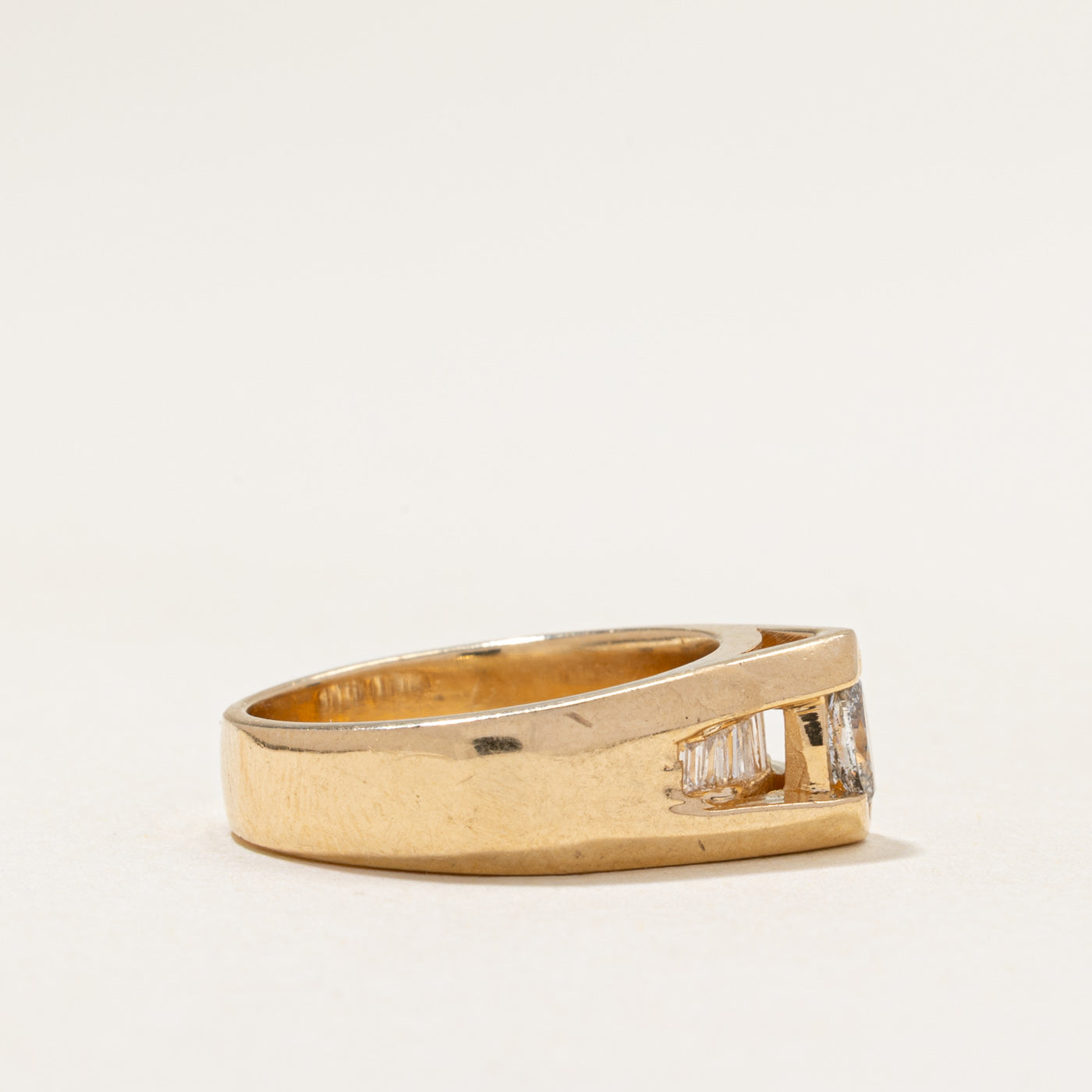 Marquise Cut Diamond Tapered Band | 0.43ctw | SZ 6.5
