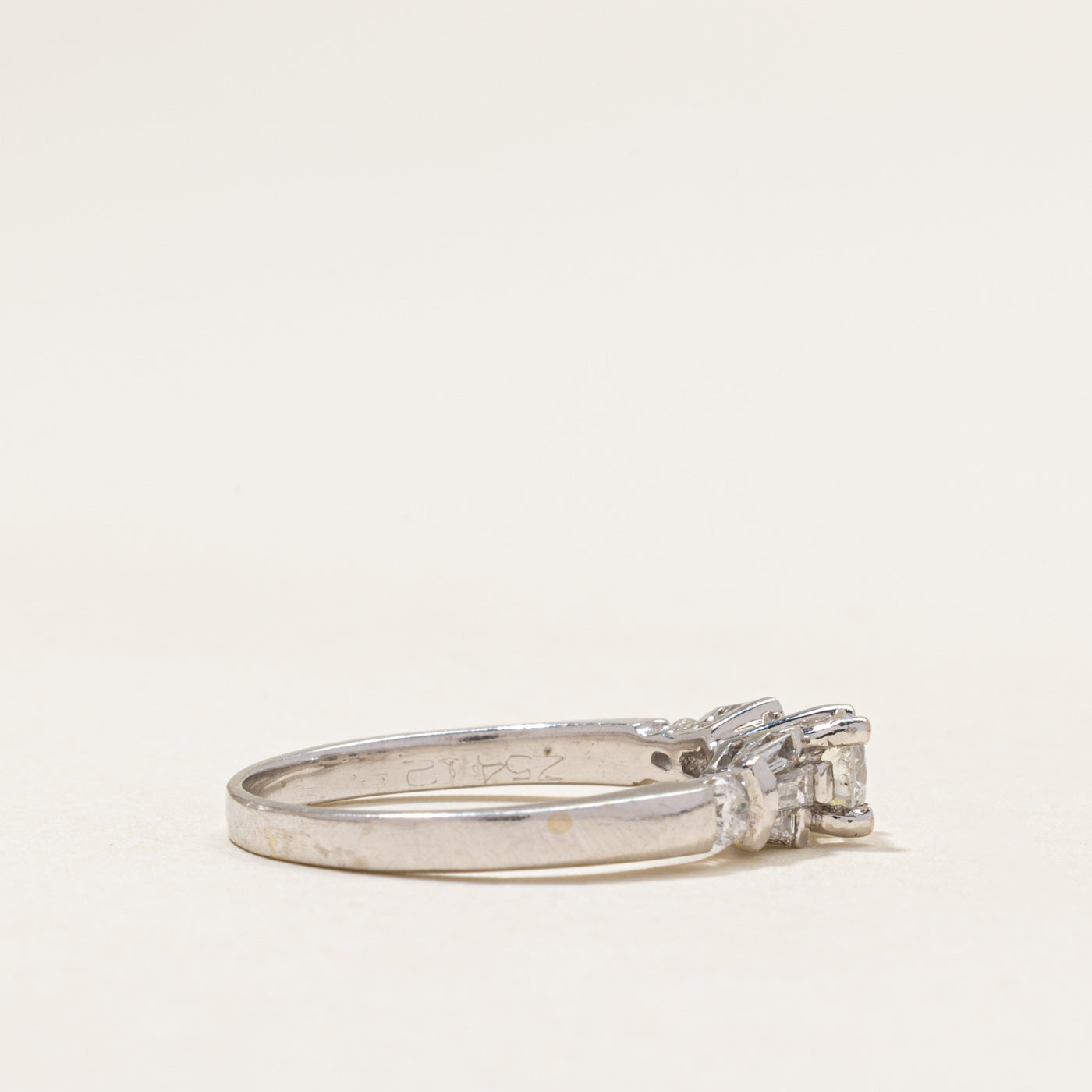 White Gold Diamond Accented Ring | 0.69ctw | SZ 6.5