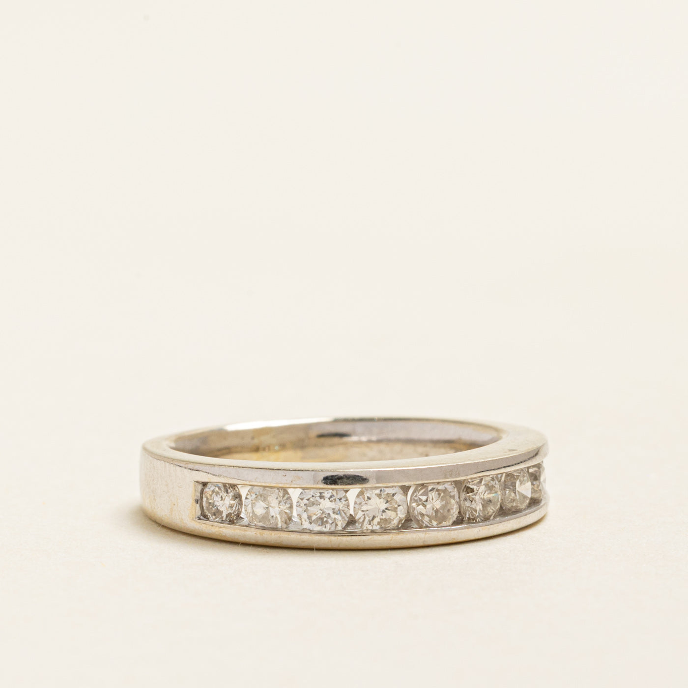 Channel Set Semi Eternity Diamond Band | 0.80ctw | SZ 5.25