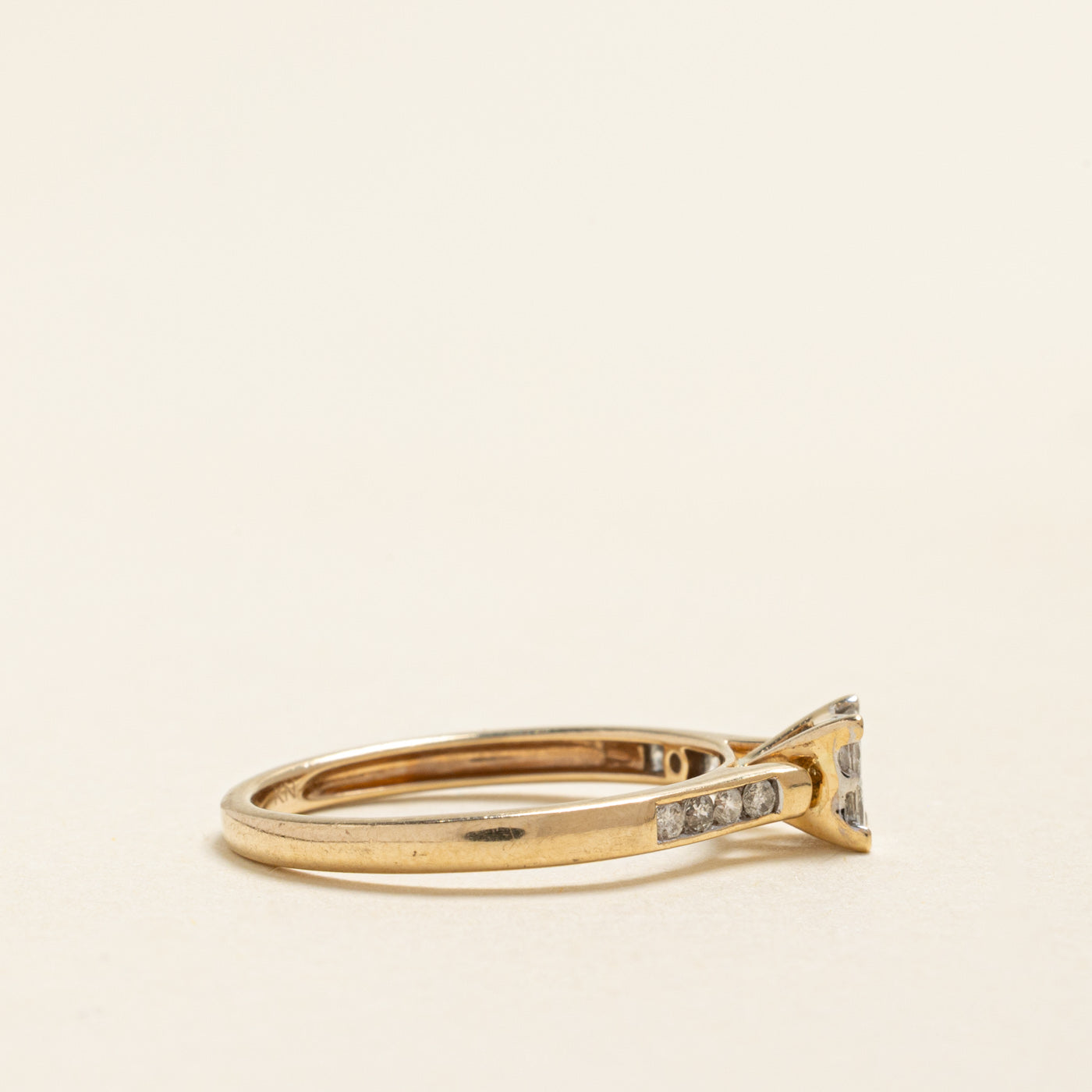 Princess Cut Diamond Accented Ring | 0.46ctw | SZ 7