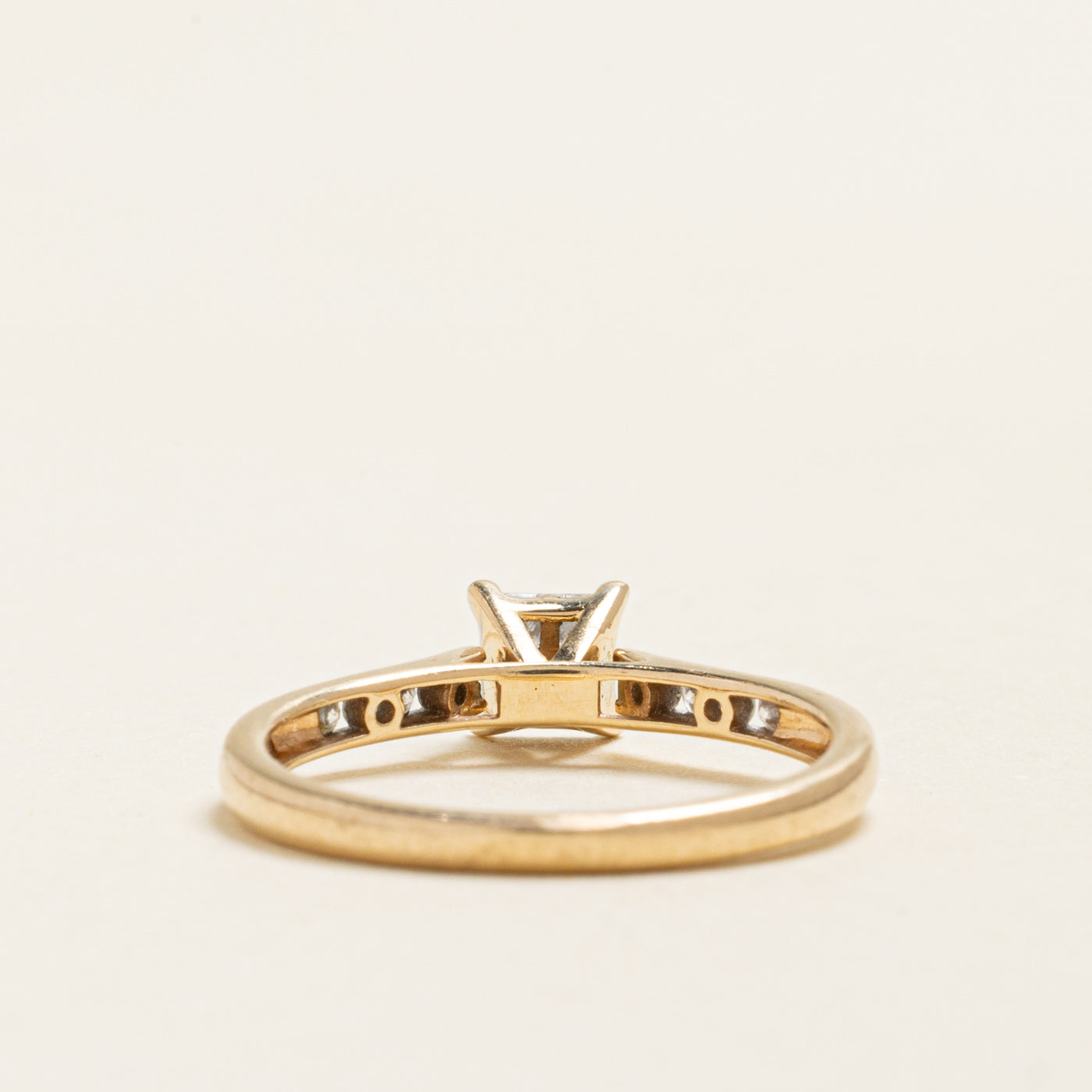 Princess Cut Diamond Accented Ring | 0.46ctw | SZ 7