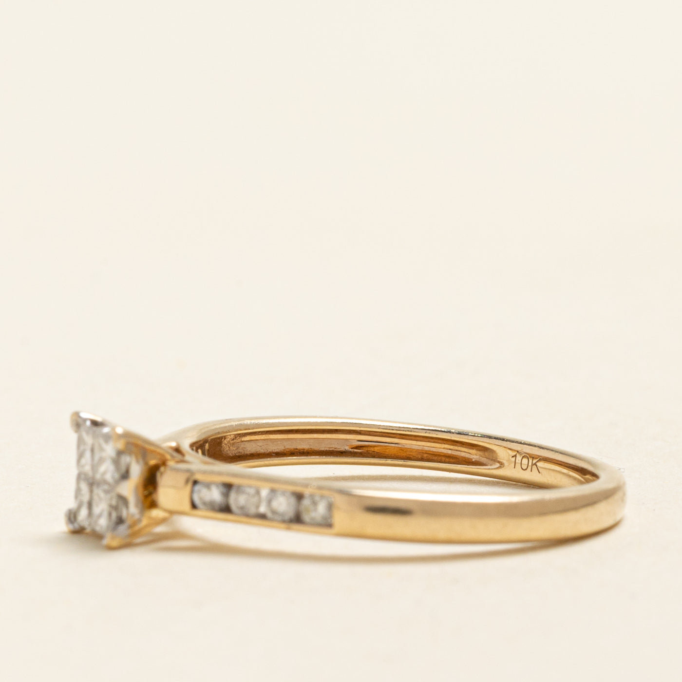 Princess Cut Diamond Accented Ring | 0.46ctw | SZ 7