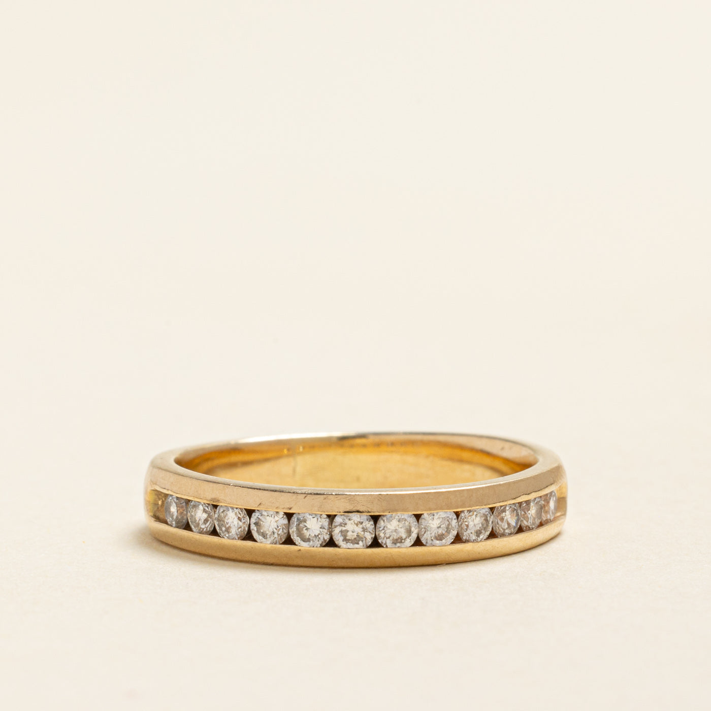 Channel Set Semi Eternity Diamond Band | 0.60ctw | 3.95mm | SZ 8.5