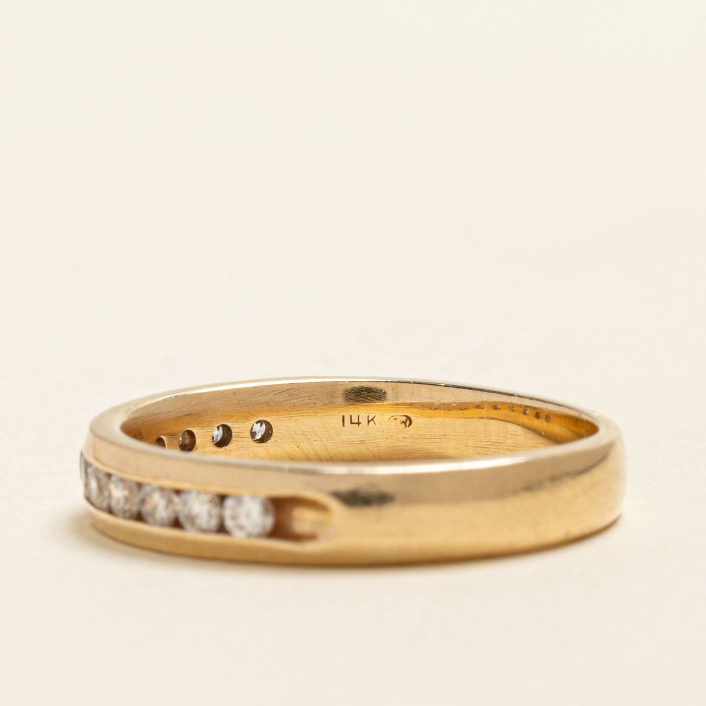 Channel Set Semi Eternity Diamond Band | 0.60ctw | 3.95mm | SZ 8.5