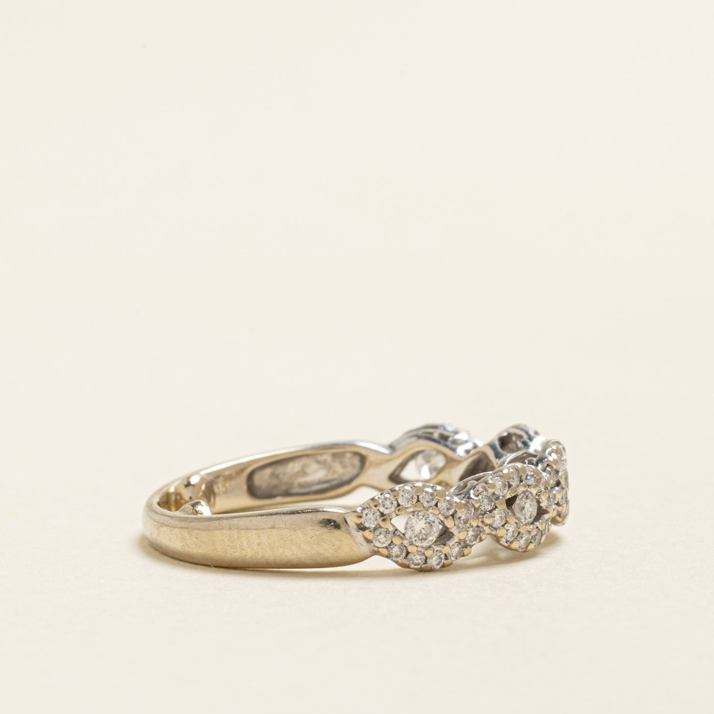 18k Diamond Marquise Design Ring | 0.38ctw | SZ 4.75