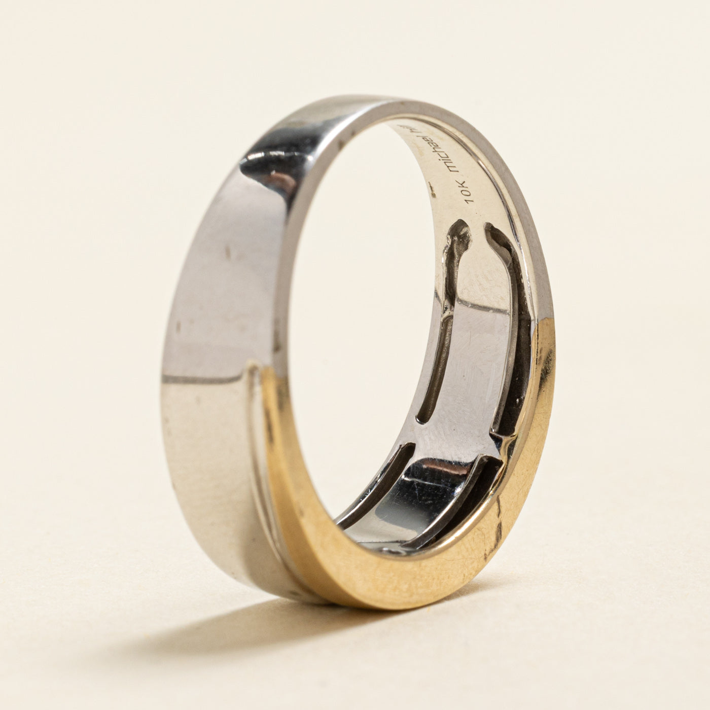 Two Tone Diamond Band | 0.08ct | SZ 10
