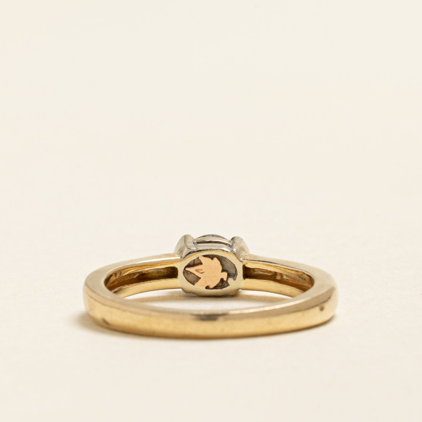 Semi Bezel Set Diamond Ring | 0.34ct | SZ 5