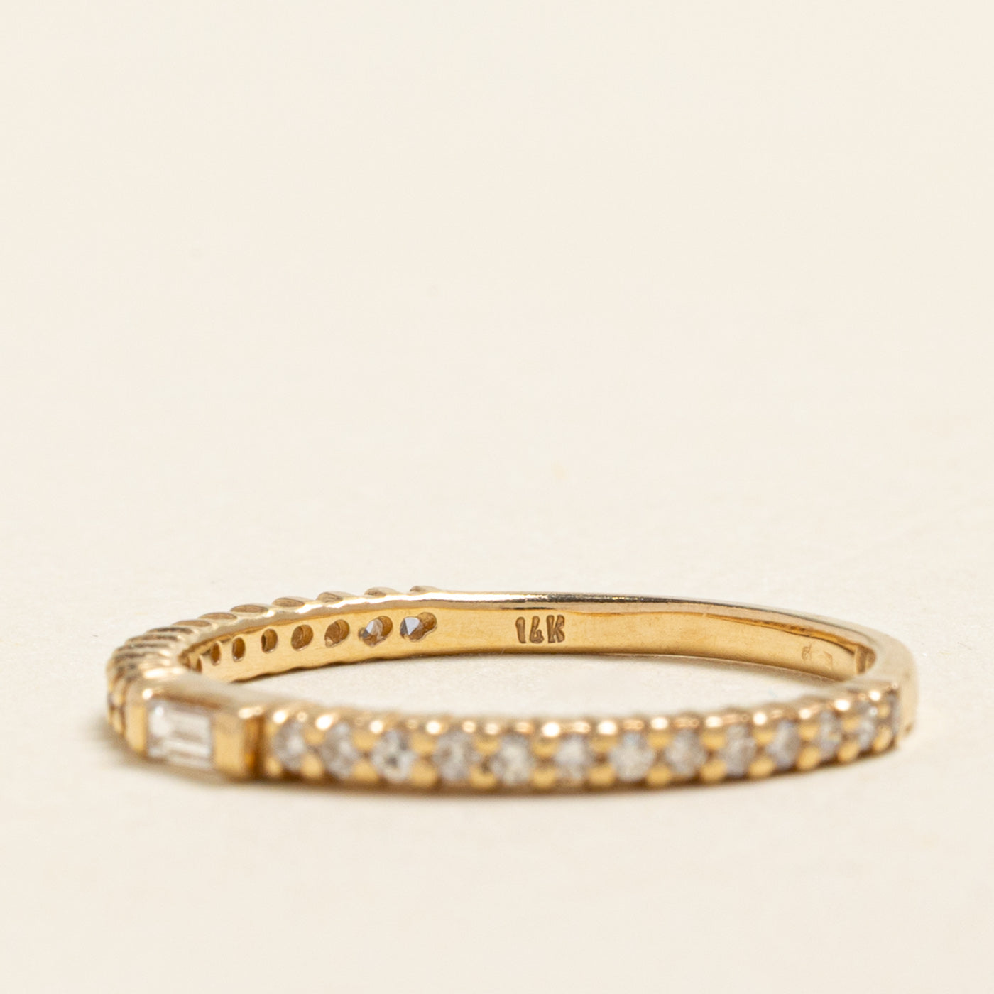 Semi Eternity Baguette Cut Diamond Band | 0.26ctw | 1.90mm | SZ 6.75