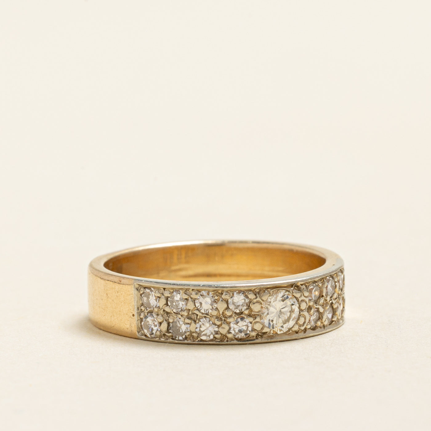 Pave Set Diamond Band | 0.58ctw | 4.50mm | SZ 6