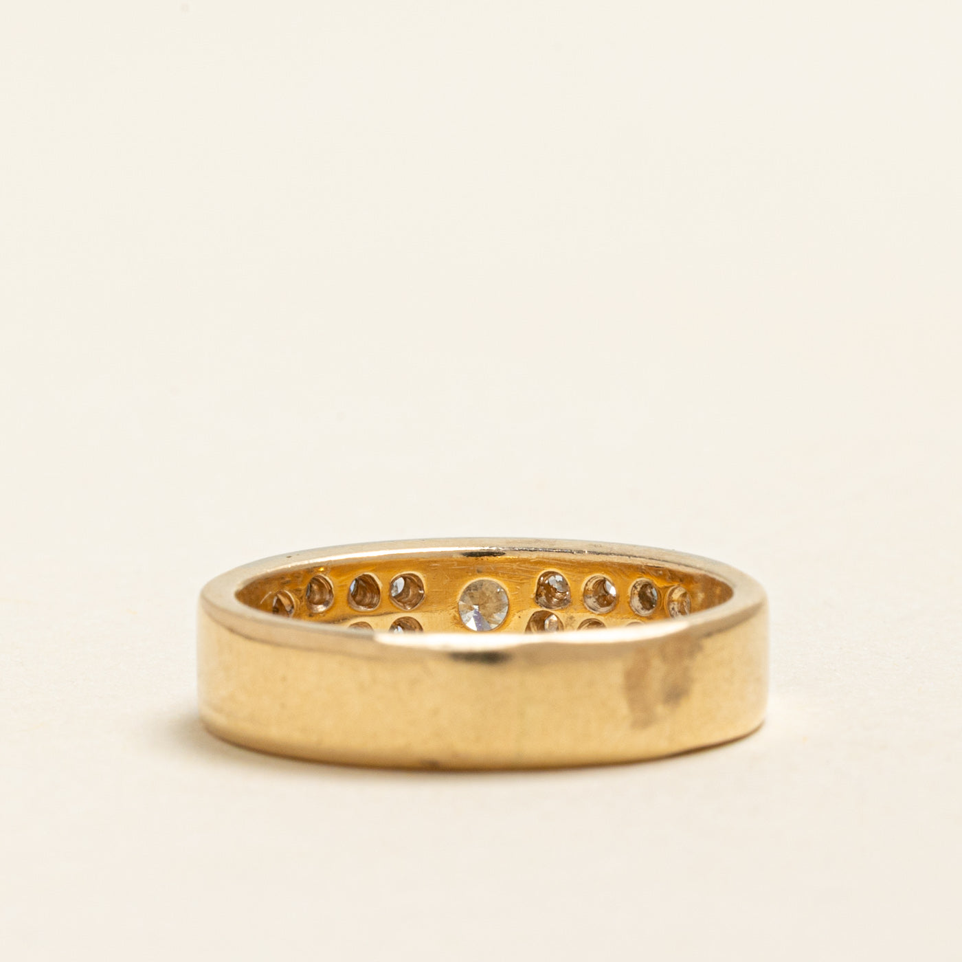 Pave Set Diamond Band | 0.58ctw | 4.50mm | SZ 6