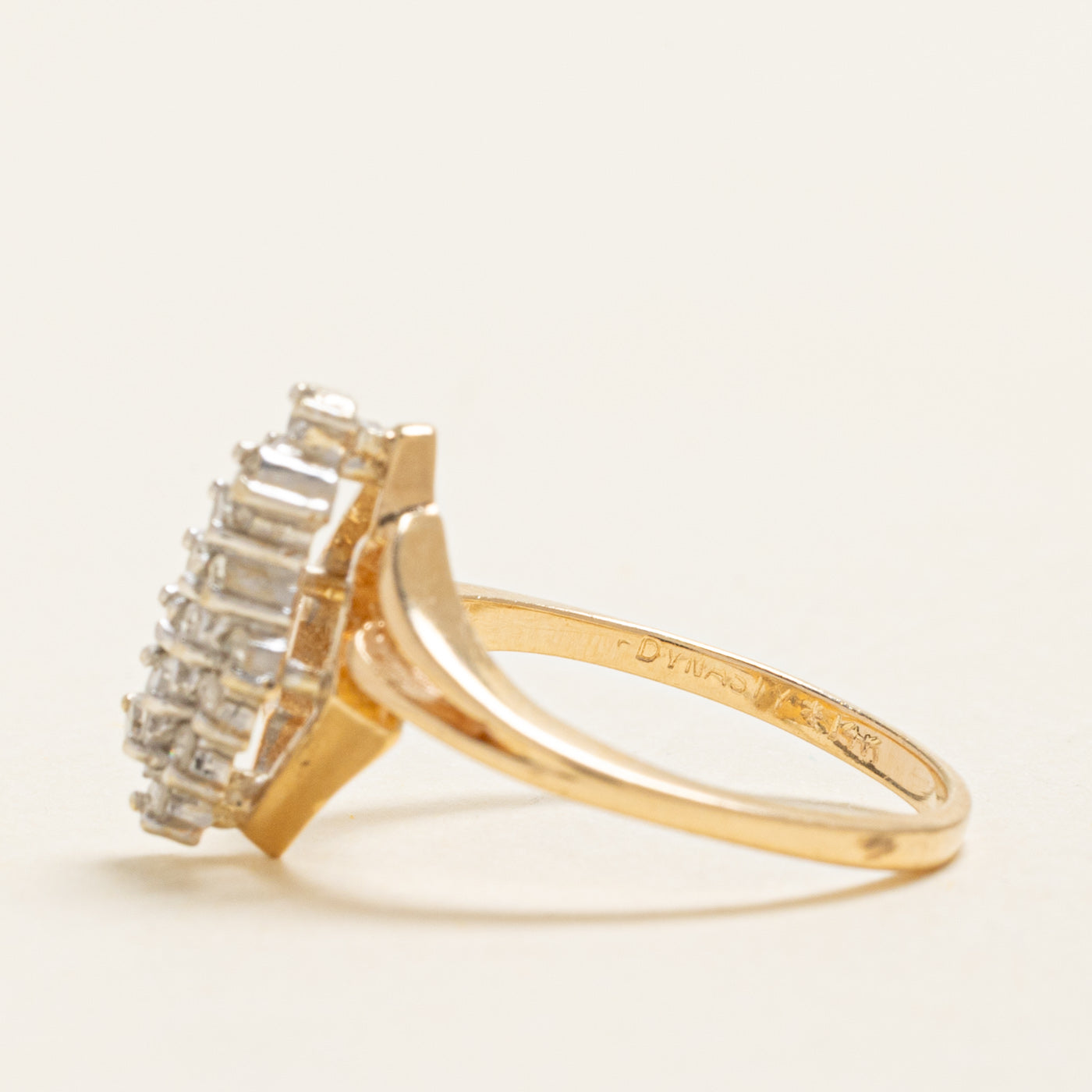 Diamond Cluster Openwork Ring | 0.33ctw | SZ 6.25