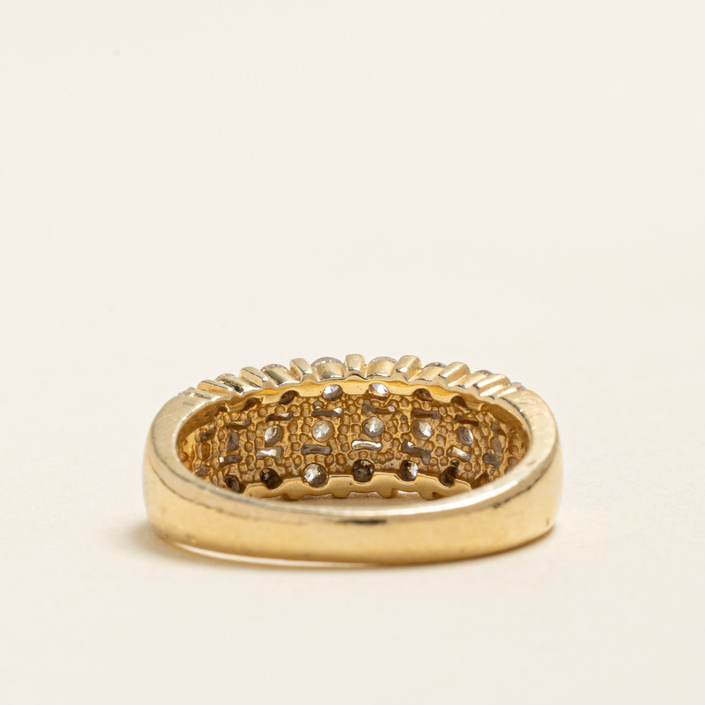 Channel Set Multi Column Diamond Ring | 1.20ctw | SZ 6.75
