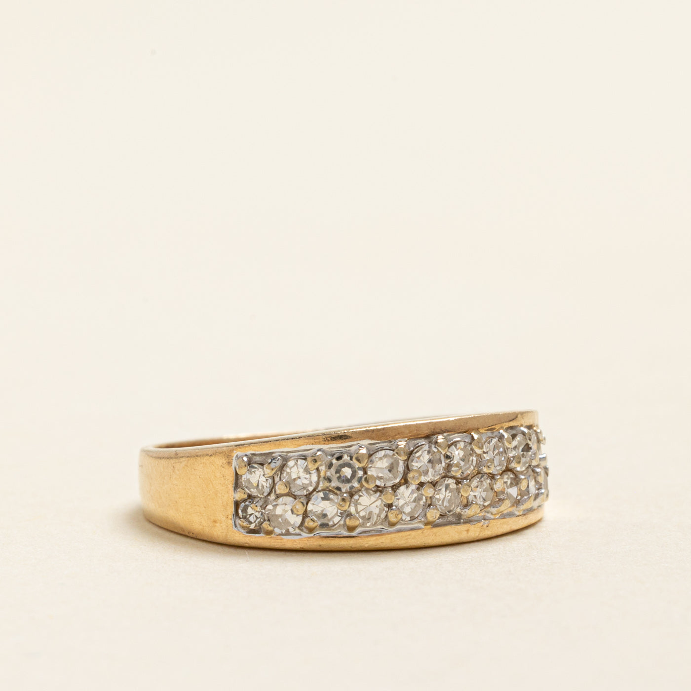 Double Row Diamond Band | 0.50ctw | SZ 7.5