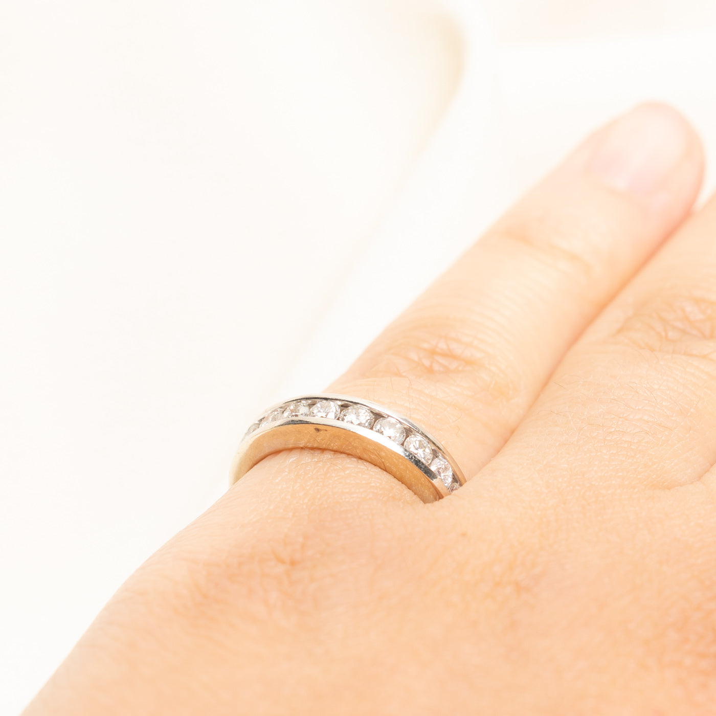 Channel Set Semi Eternity Diamond Band | 0.80ctw | SZ 5.25