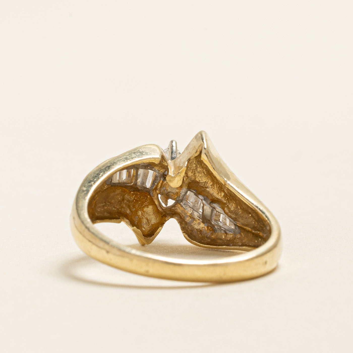 High Set Marquise Cut Diamond Ring | 0.36ctw | SZ 7.25
