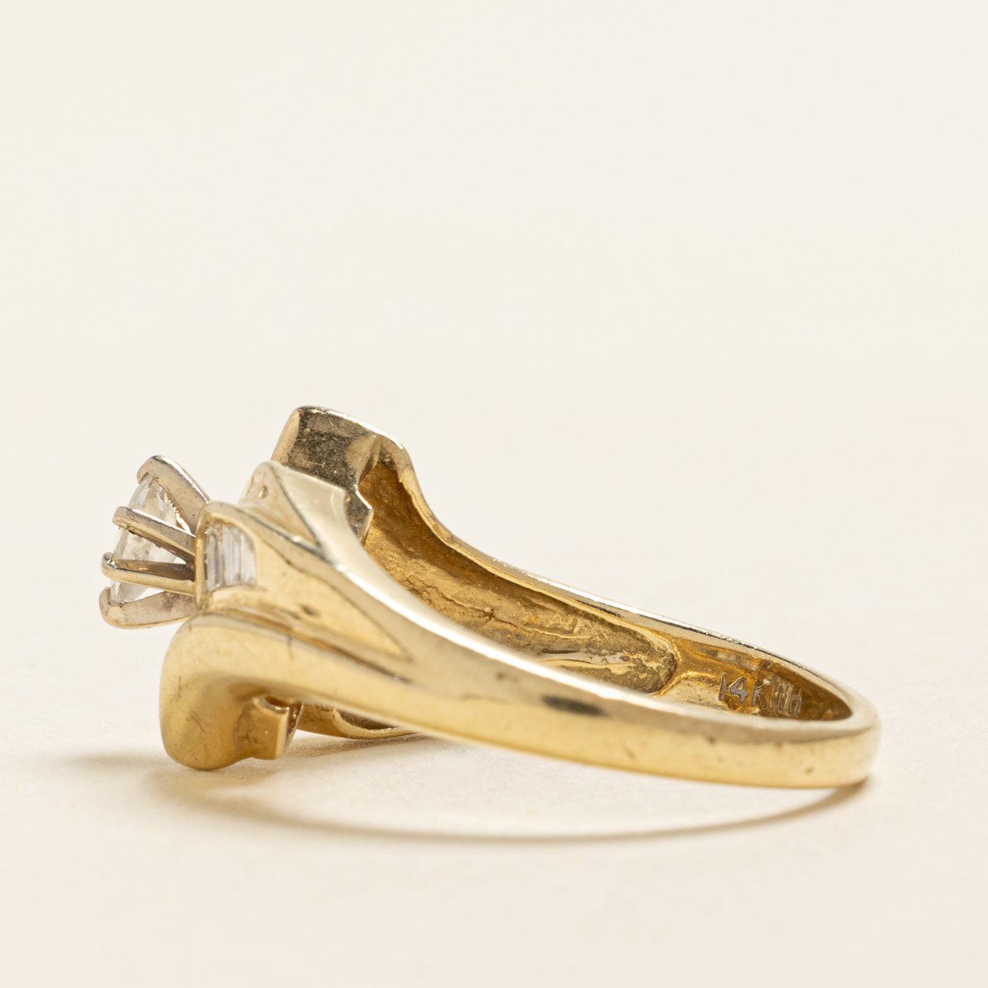 High Set Marquise Cut Diamond Ring | 0.36ctw | SZ 7.25