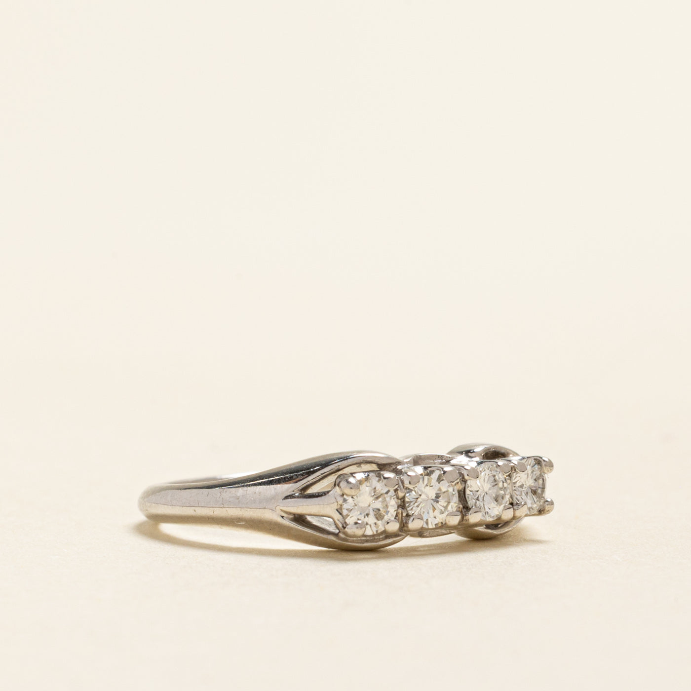 18k Four Stone Diamond Ring | 0.28ctw | SZ 5.25
