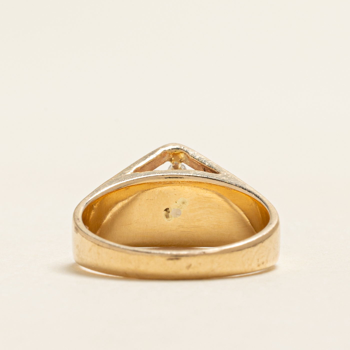 Diamond Petal Cluster Tapered Ring | 0.22ctw | SZ 5.75