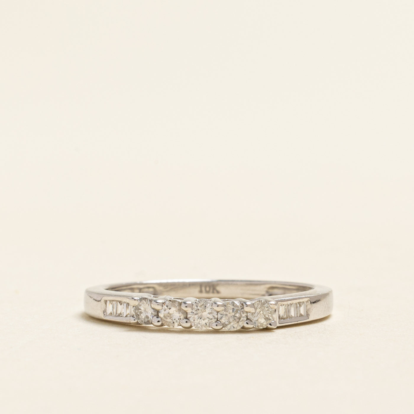 Mixed Cut Semi Eternity Diamond Band | 0.23ctw | SZ 6