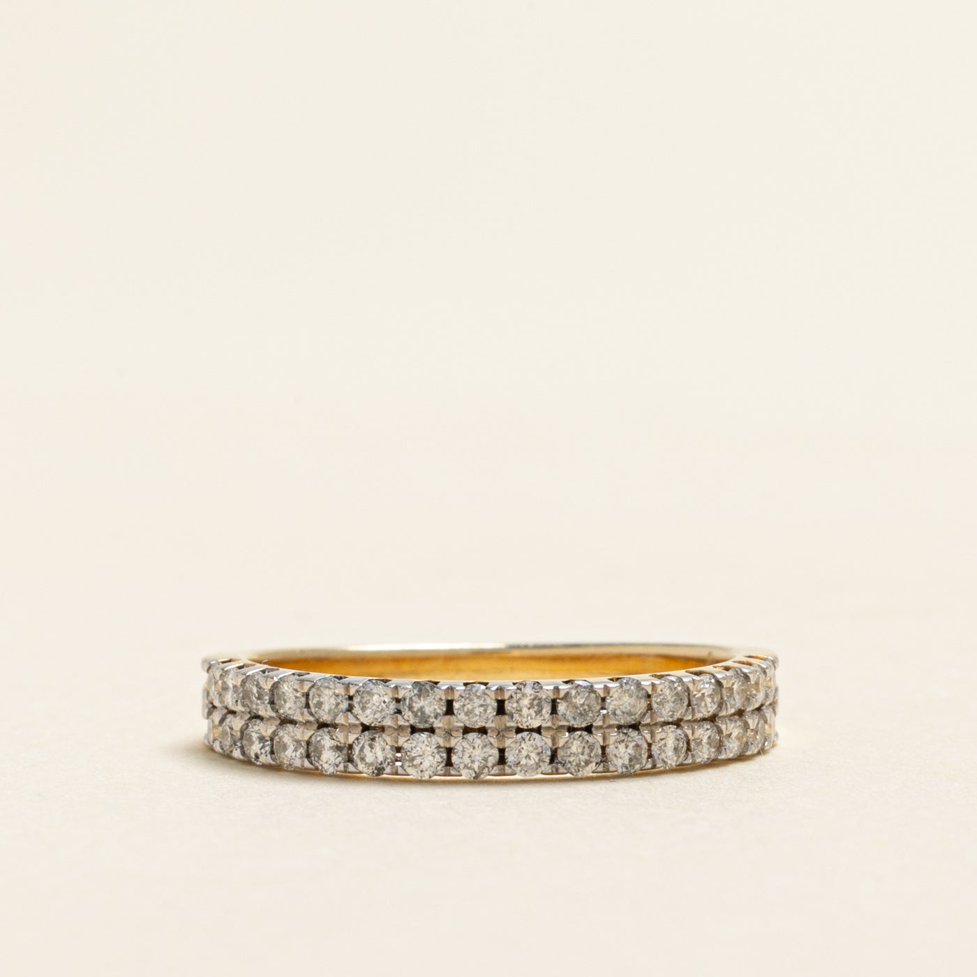 Semi Eternity Double Row Diamond Band | 0.50ctw | SZ 7