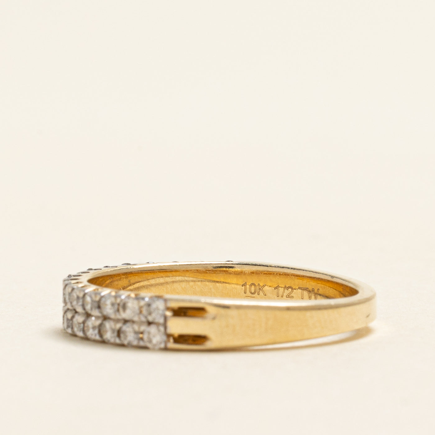 Semi Eternity Double Row Diamond Band | 0.50ctw | SZ 7