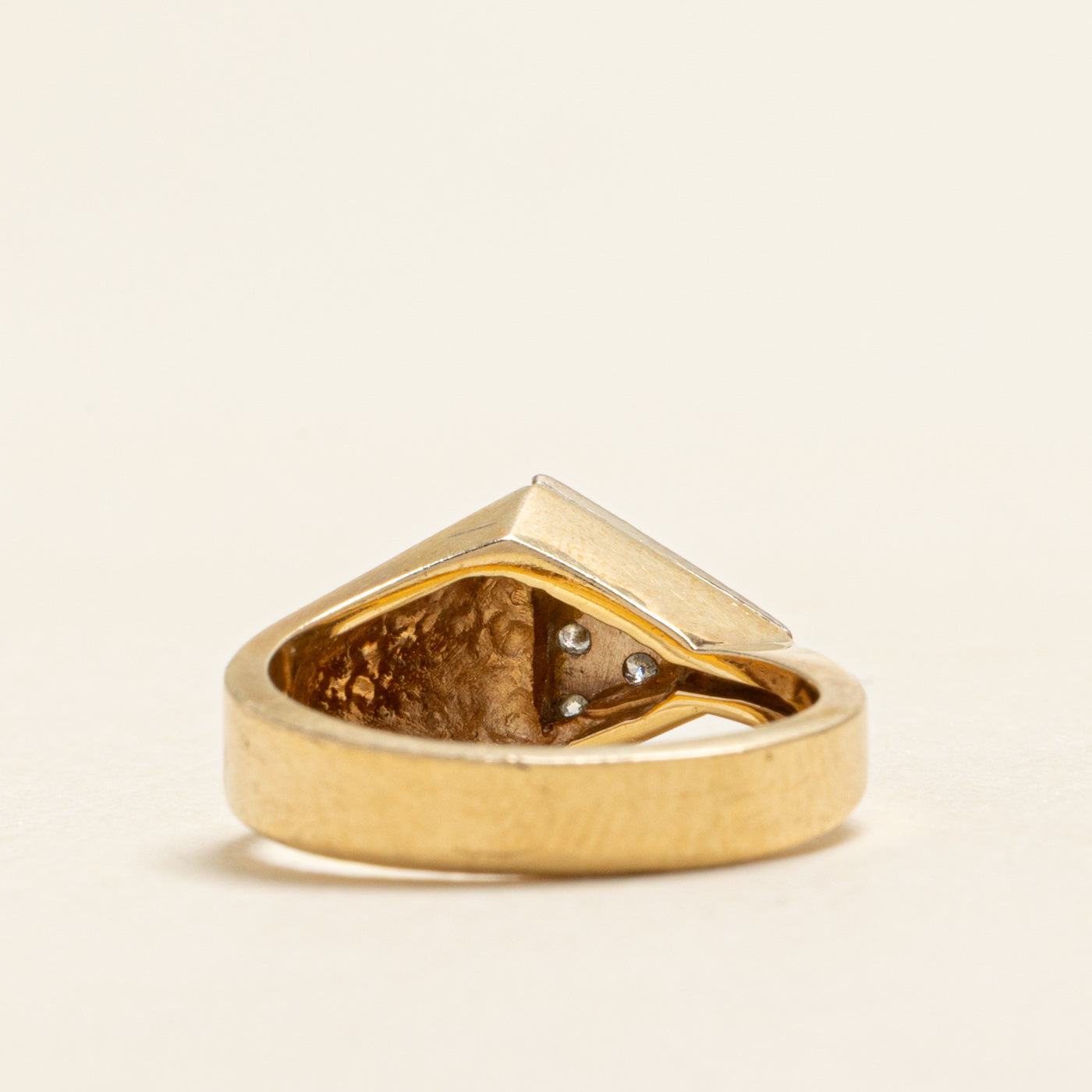 Diamond Triangle Cluster Ring | 0.12ctw | SZ 6