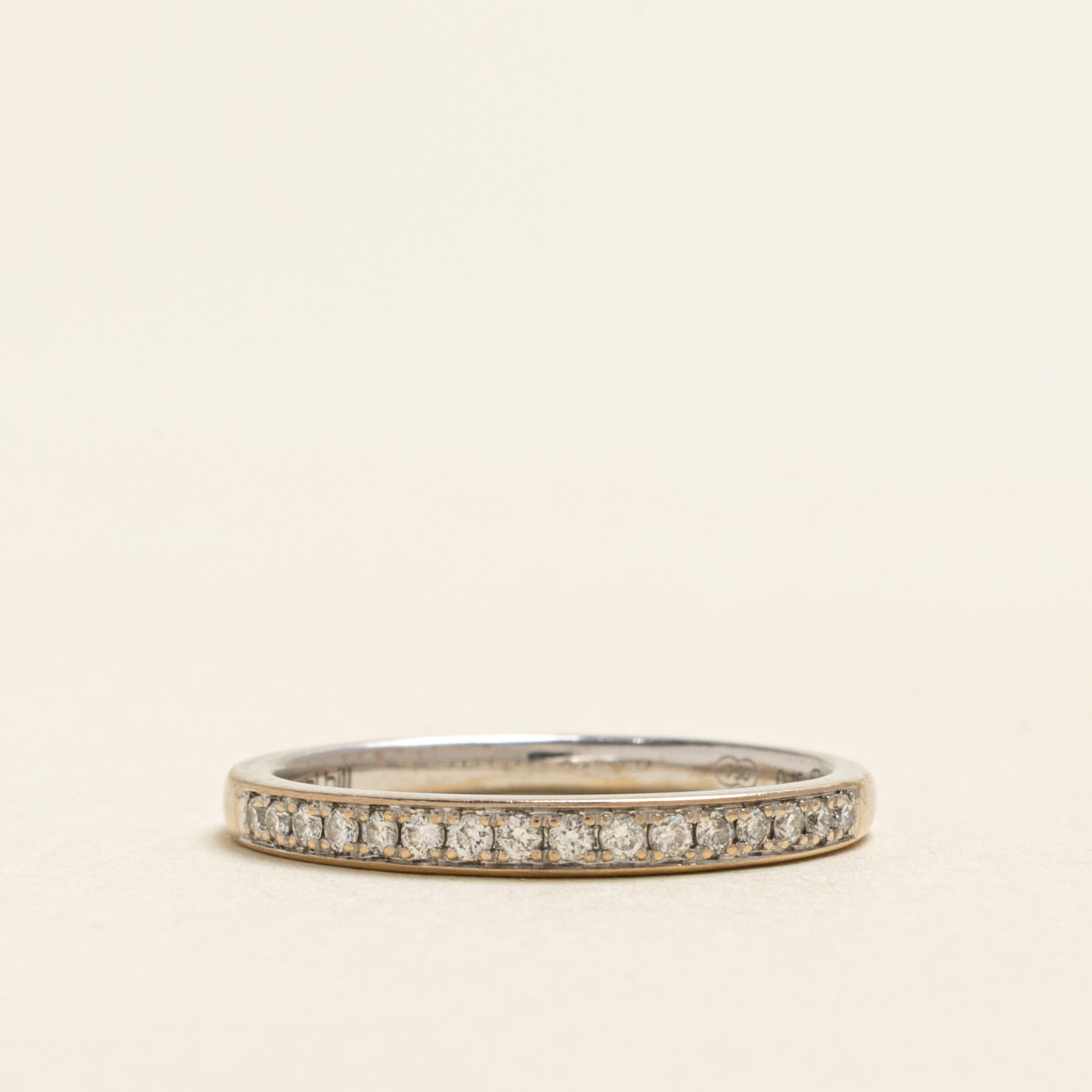 18k Semi Eternity Diamond Band | 0.15ctw | 2.25mm | SZ 6.5