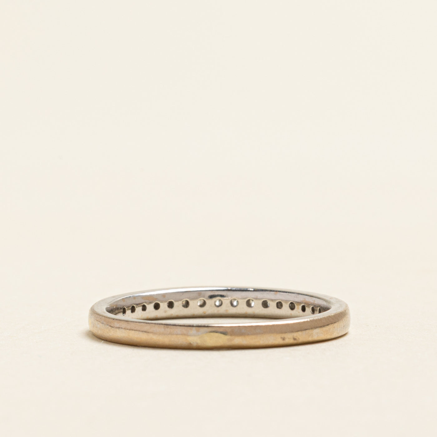 18k Semi Eternity Diamond Band | 0.15ctw | 2.25mm | SZ 6.5