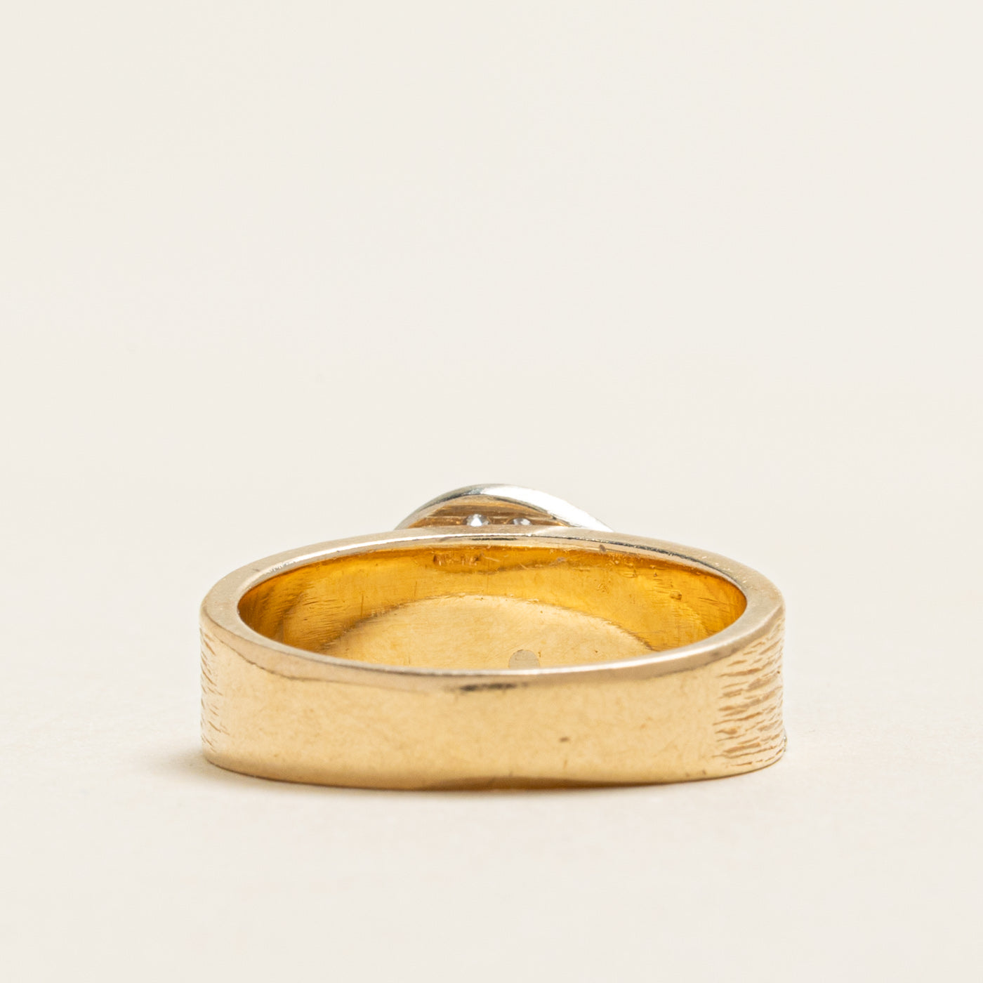 Diamond Swirl Textured Ring | 0.26ctw | SZ 5.25