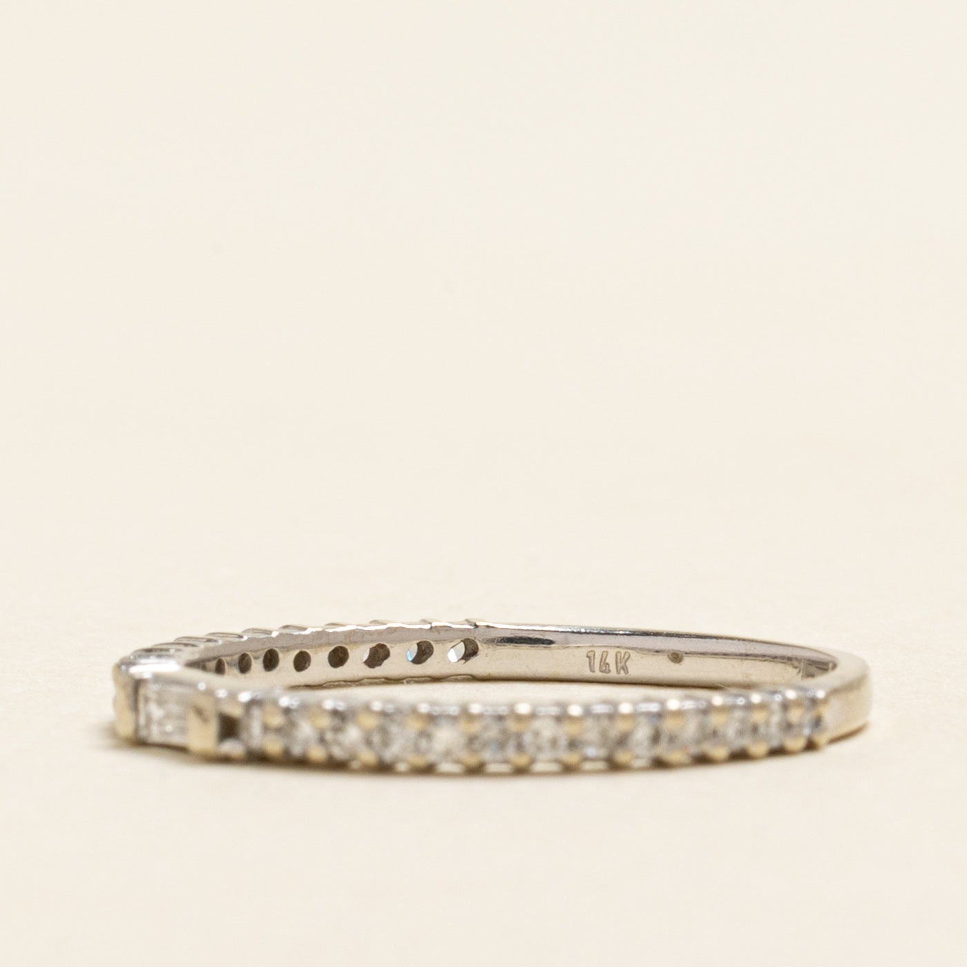 Baguette Cut Semi Eternity Diamond Band | 0.25ctw | SZ 6.25