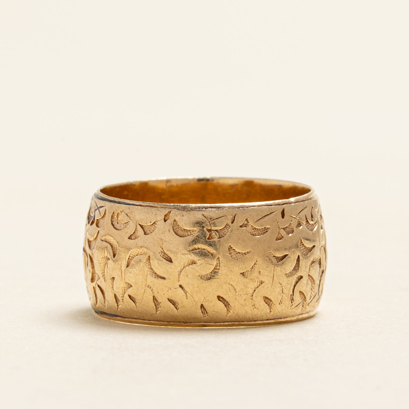Diamond Textured Cigar Band | 0.16ct | SZ 6