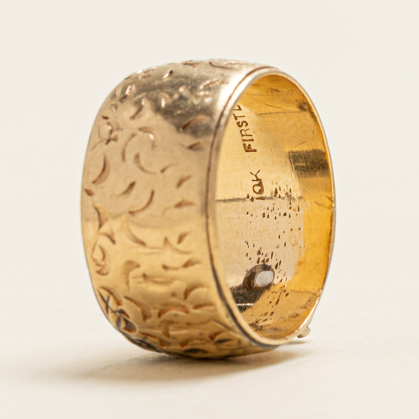 Diamond Textured Cigar Band | 0.16ct | SZ 6