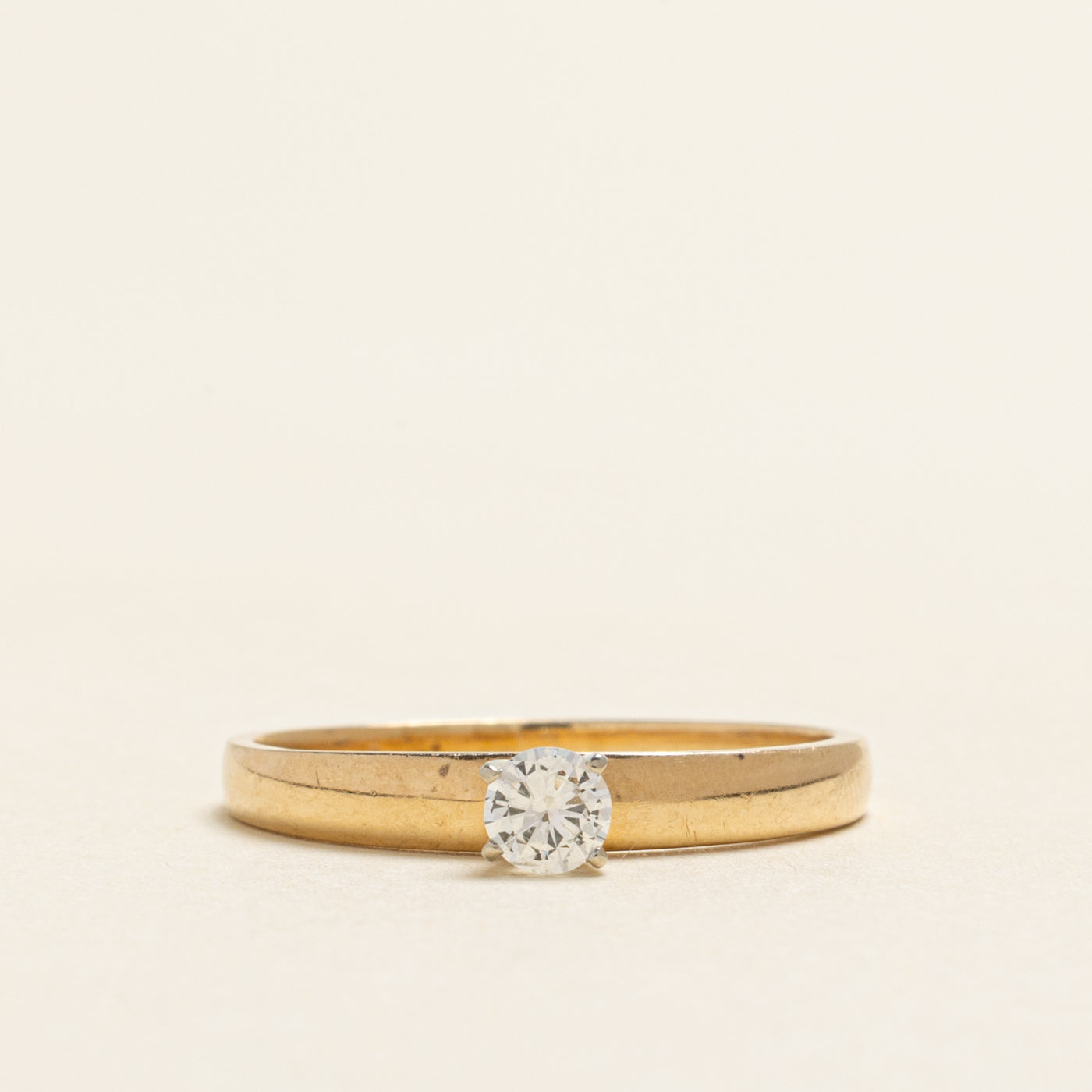 Solitaire Diamond Ring | 0.19ct | SZ 8.5