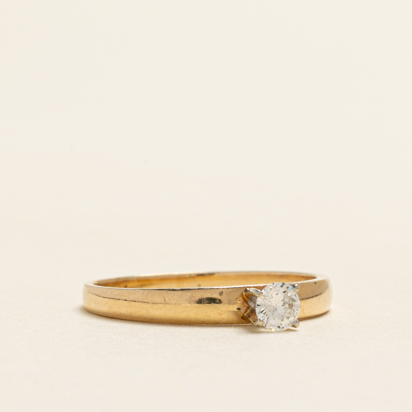 Solitaire Diamond Ring | 0.19ct | SZ 8.5