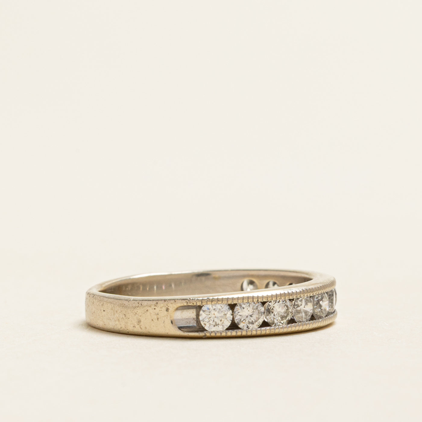 Semi Eternity Channel Set Diamond Band | 0.82ctw | SZ 7.75