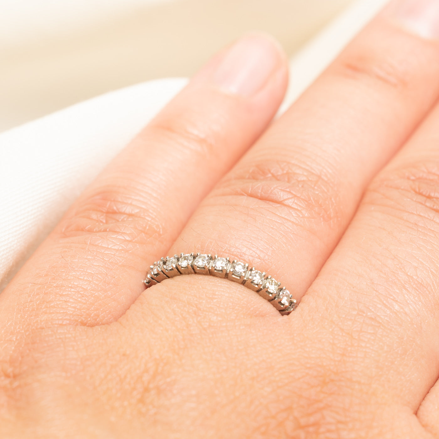 Semi Eternity Diamond Band | 0.24ctw | SZ 7.25