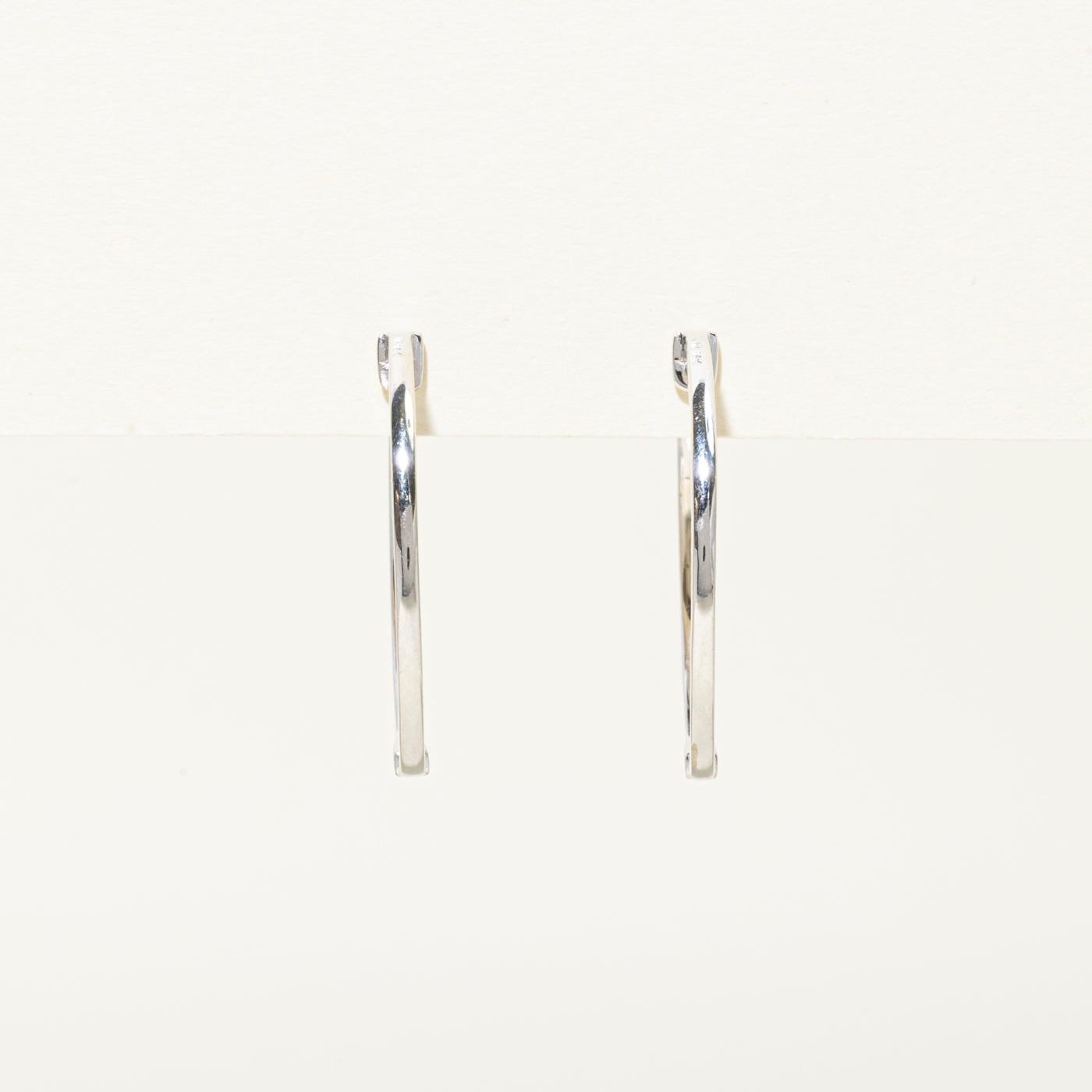 Eternity Diamond Hoop Earrings | 0.5ctw | 28mm