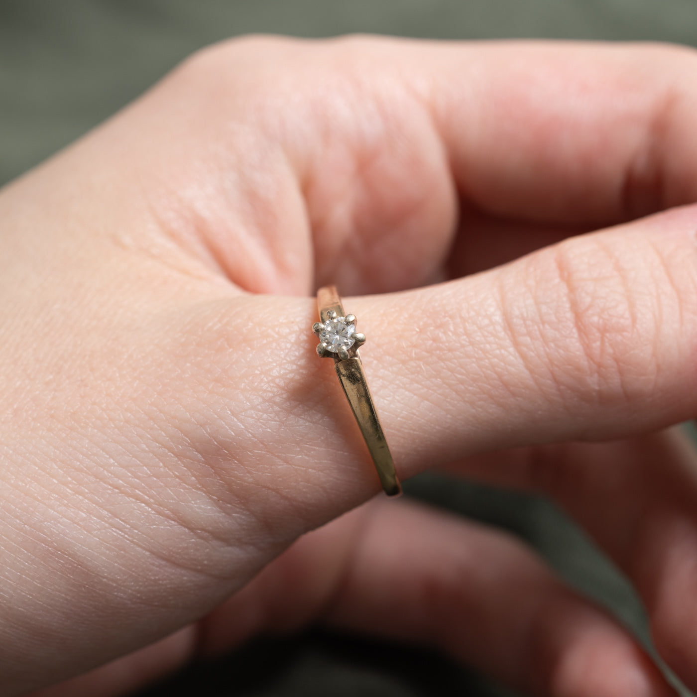 Solitaire Diamond Ring | 0.20ct | SZ 9.25