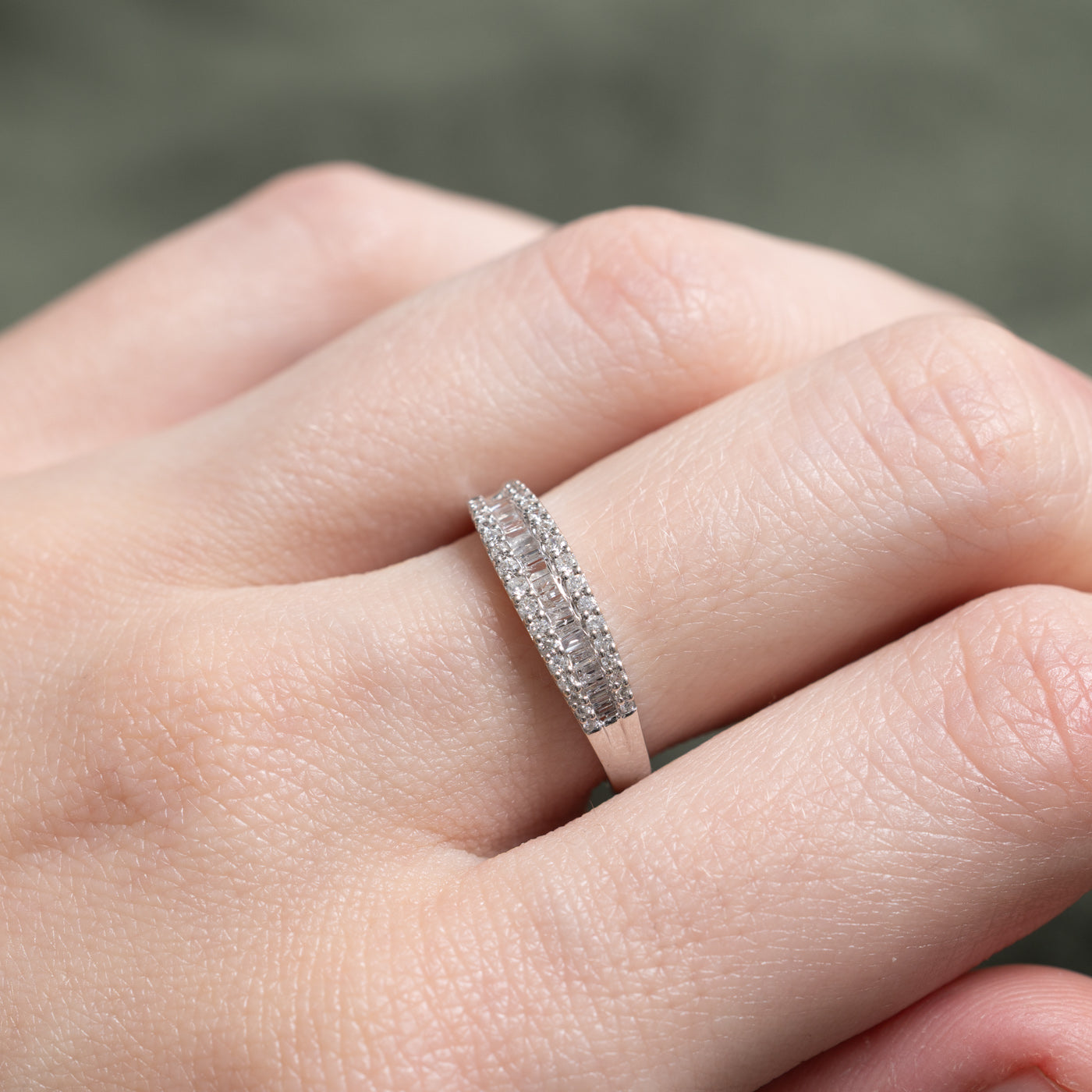 Multi Row Diamond Band | 0.35ctw | SZ 6