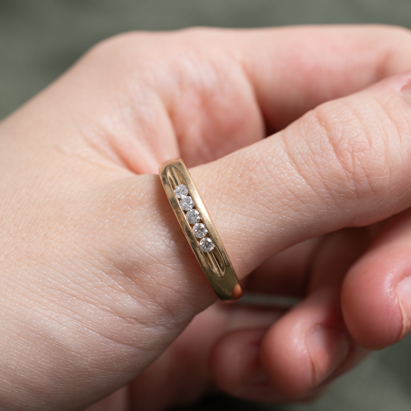 Five Stone Diamond Band | 0.25ctw | SZ 10.75