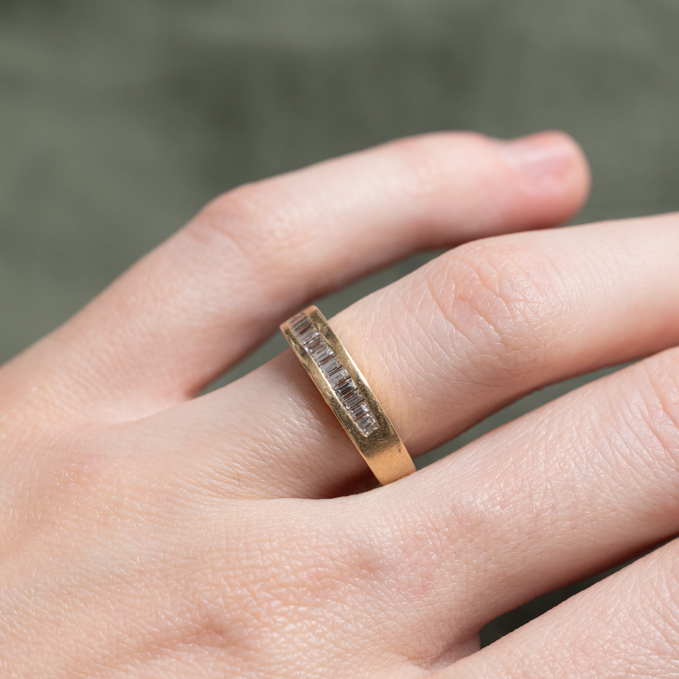 Channel Set Baguette Cut Diamond Band | 0.41ctw | SZ 5.25