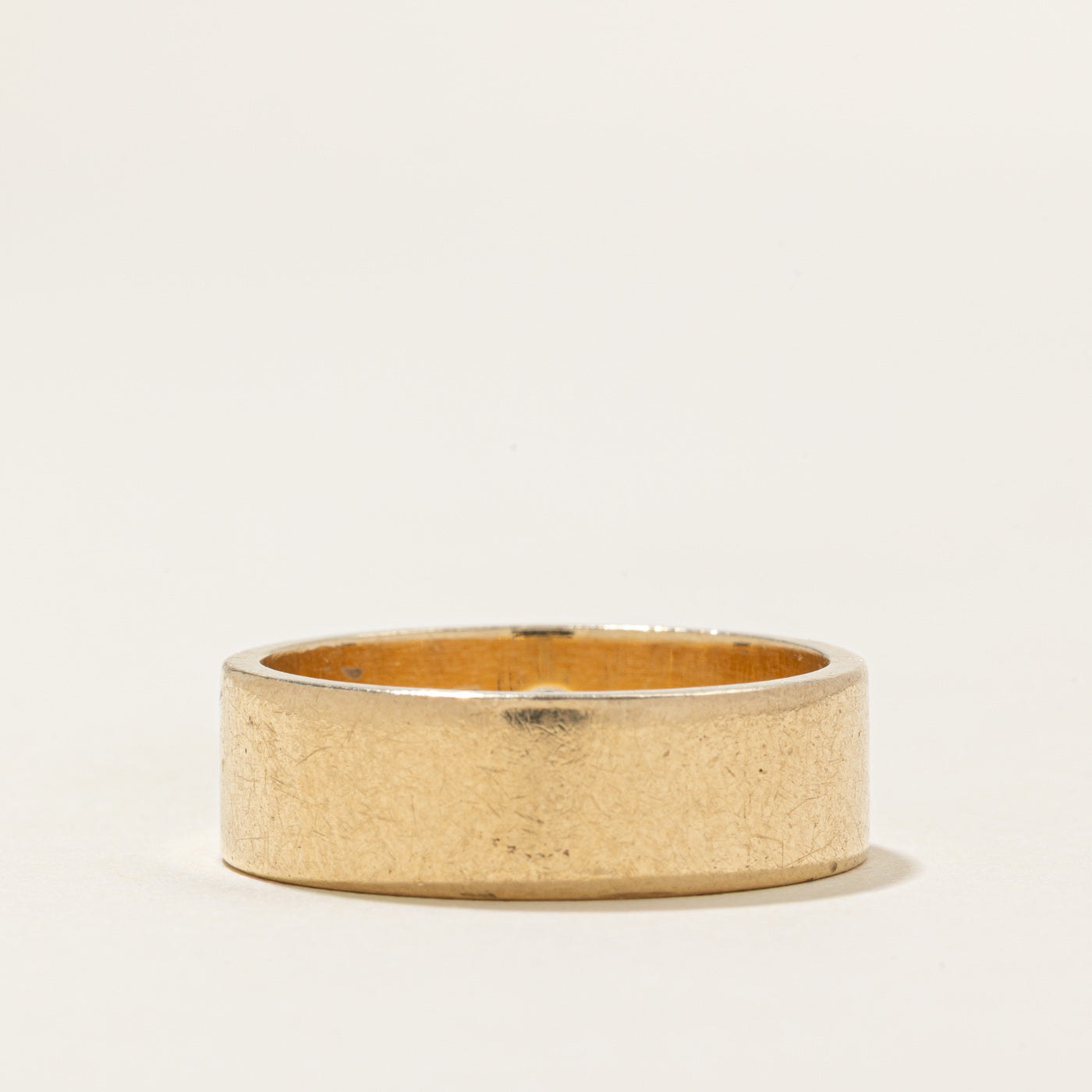 Bezel Set Solitaire Diamond Band | 0.4ct | SZ 10.25 |