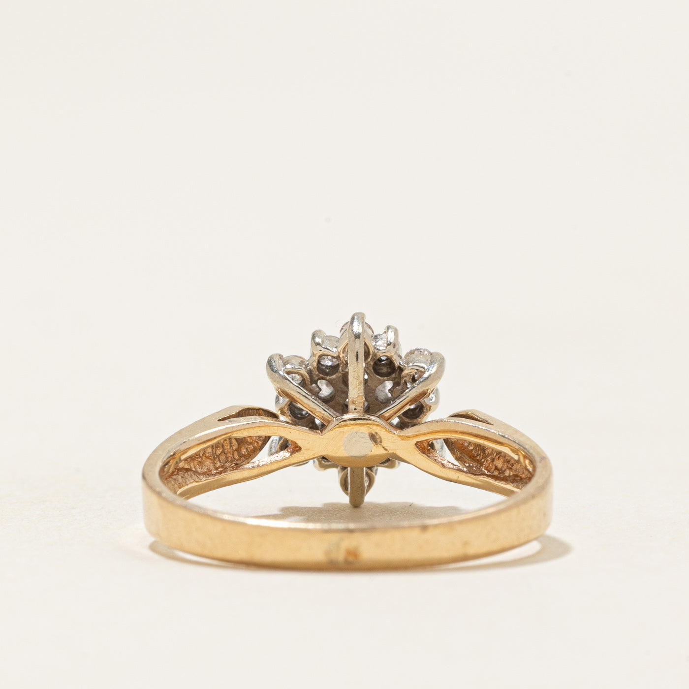 Diamond Petal Cluster Ring | 0.23ctw | SZ 5.0 |