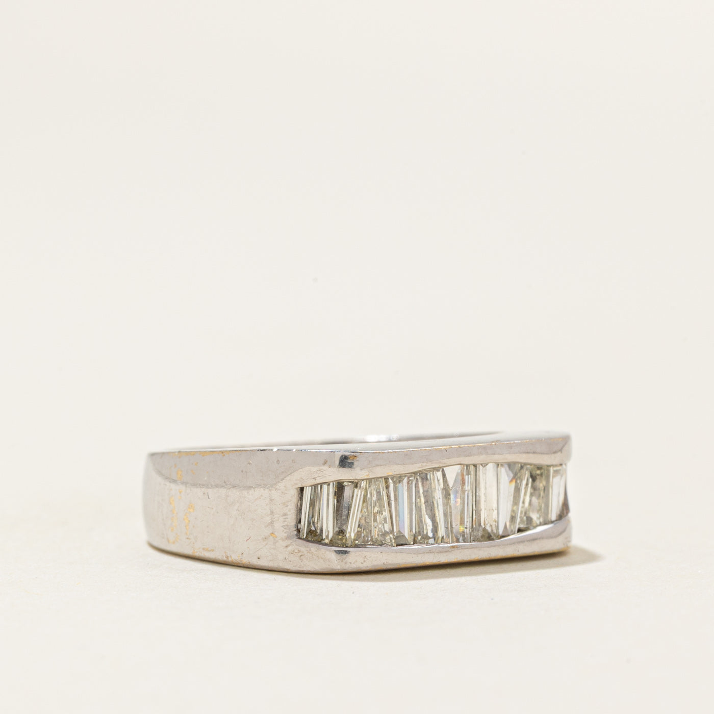 Baguette Cut Diamond Band | 0.42ctw | SZ 6.75 |