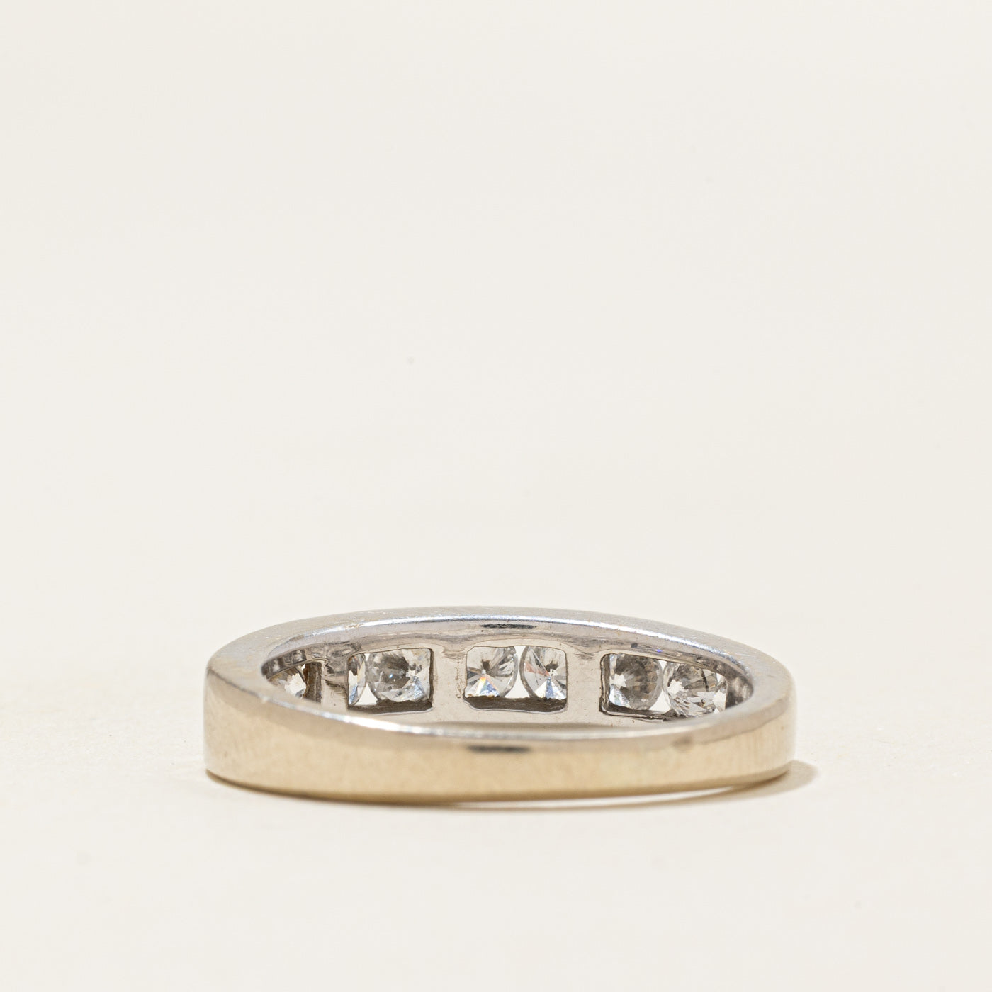 Channel Set Diamond Semi Eternity Band | 1ctw | SZ 6.0 |