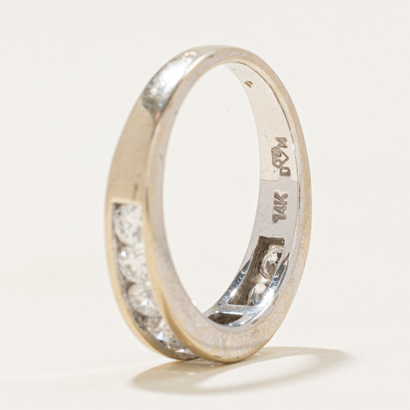 Channel Set Diamond Semi Eternity Band | 1ctw | SZ 6.0 |