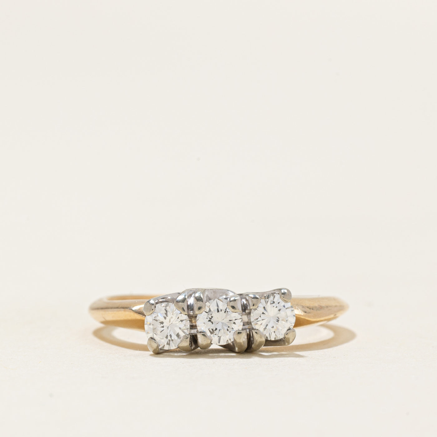 Three Stone Diamond Ring | 0.4ctw | SZ 6.0 |